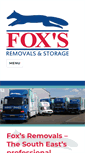 Mobile Screenshot of foxs-removals.com